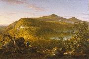 Thomas Cole A View of the Two Lakes and Mountain House, Catskill Mountains, Morning oil